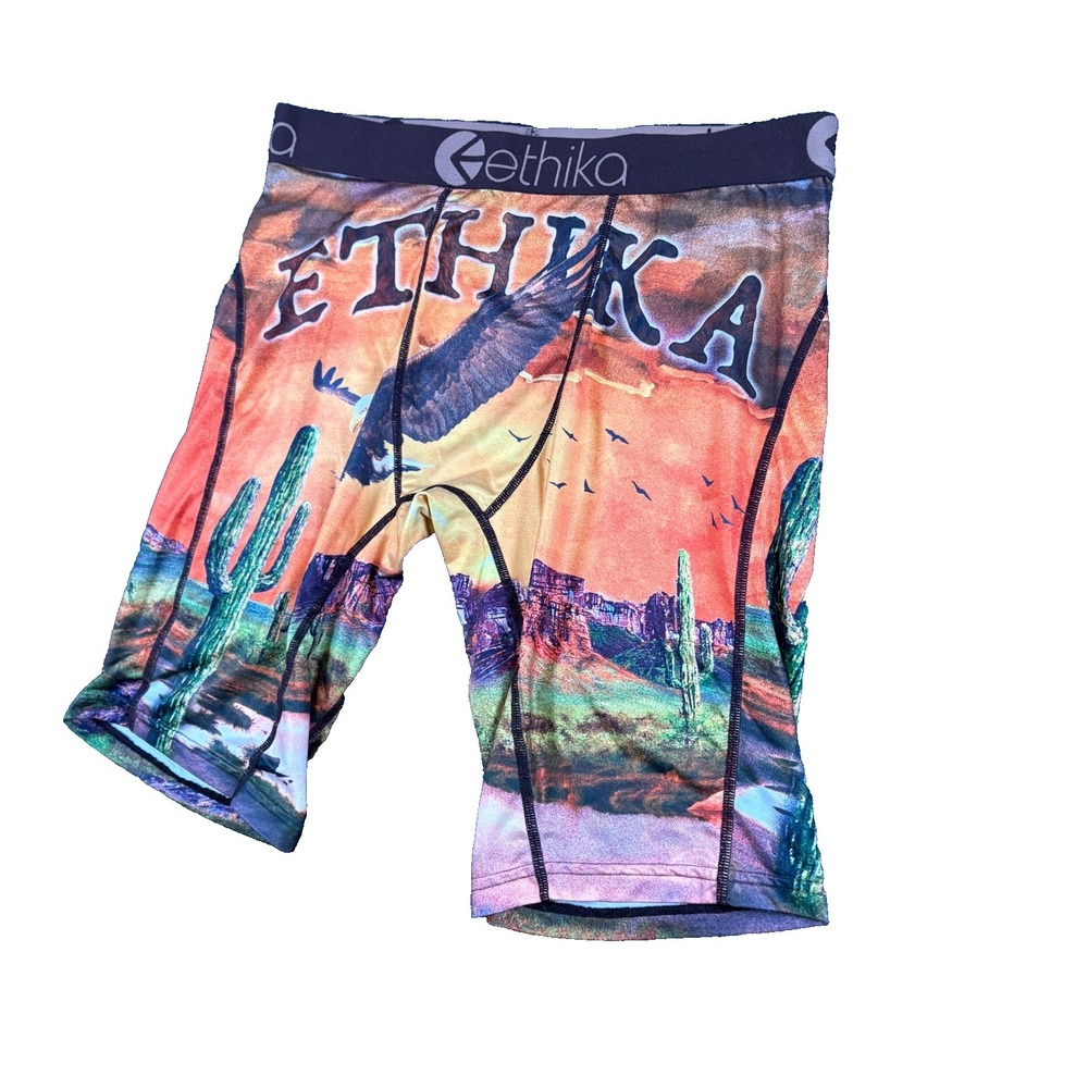 Ethika Sedona‎ Night Staple Boxer Briefs Underwear M 27x9 Multi Graphic Print
